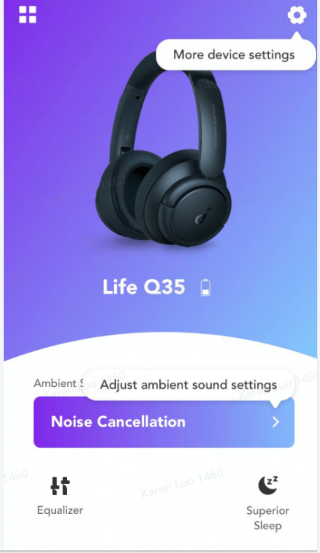 What should I do if my over-ear headphones are not found on the